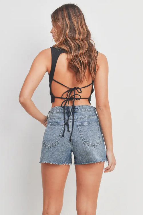 Coastline Vintage Shorts - Medium Wash
