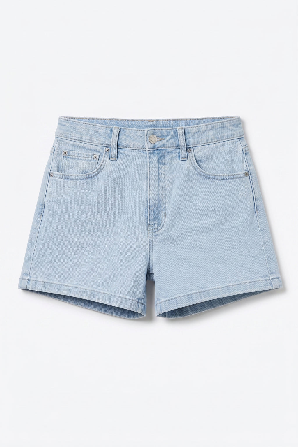 Mom Shorts - Light Wash