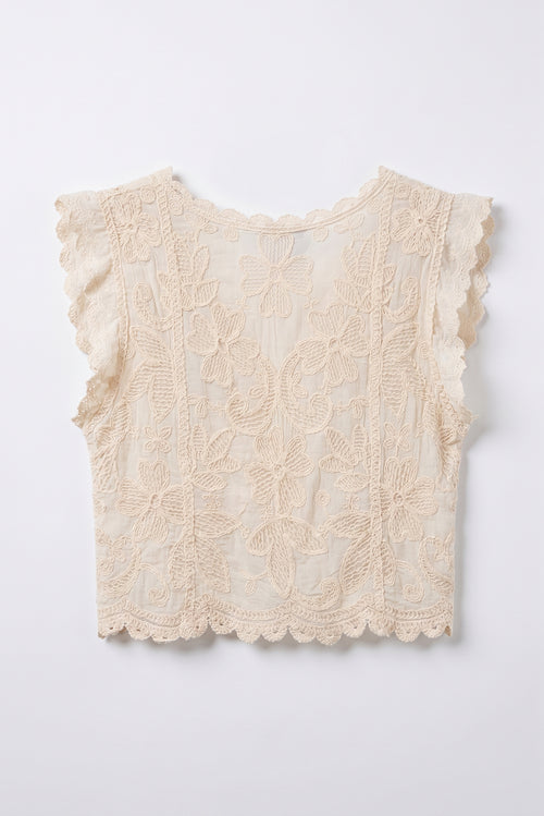 Embroidered Cotton Button Shirt
