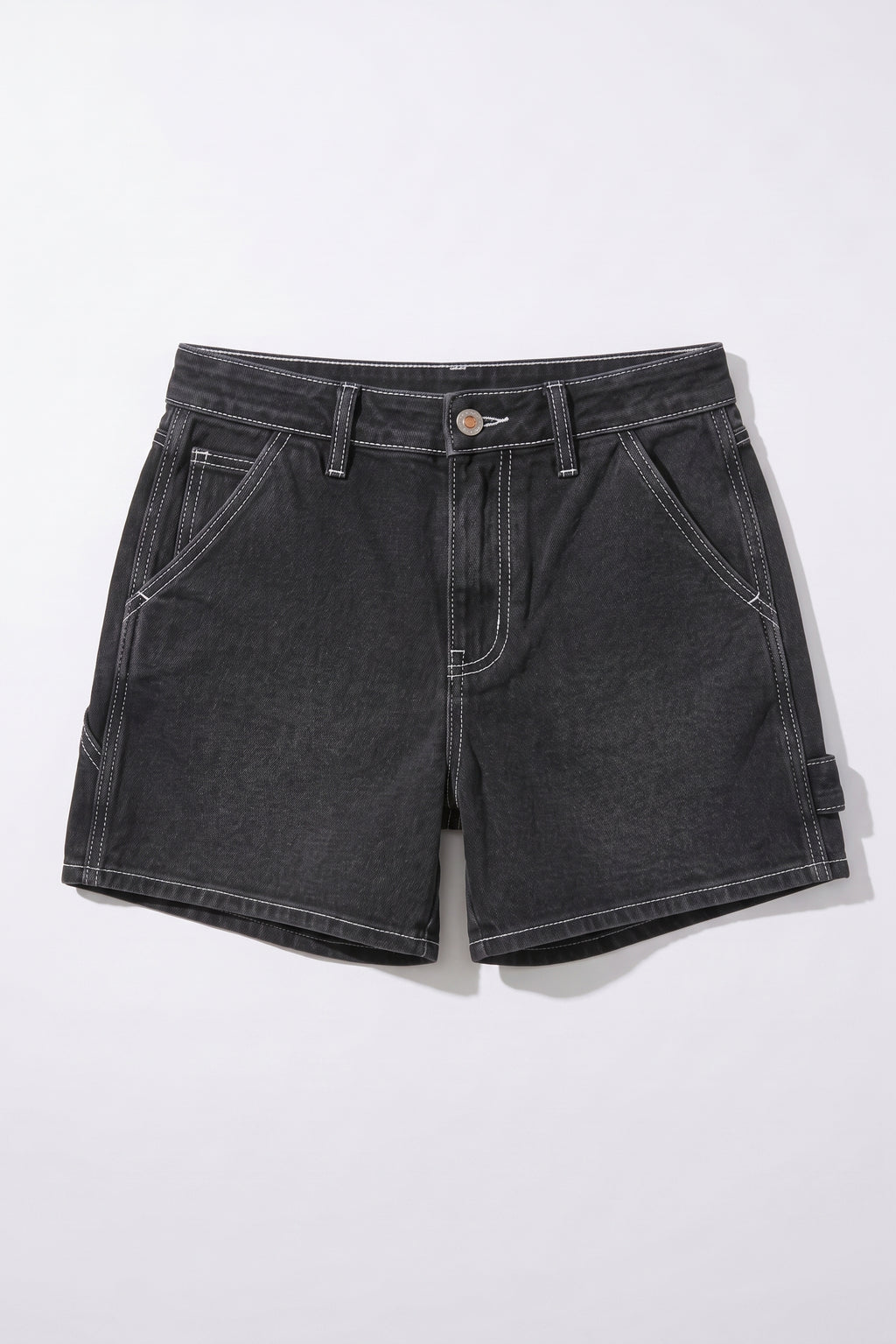 Utility Shorts - Washed Black