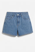 Mom Shorts - Medium Wash