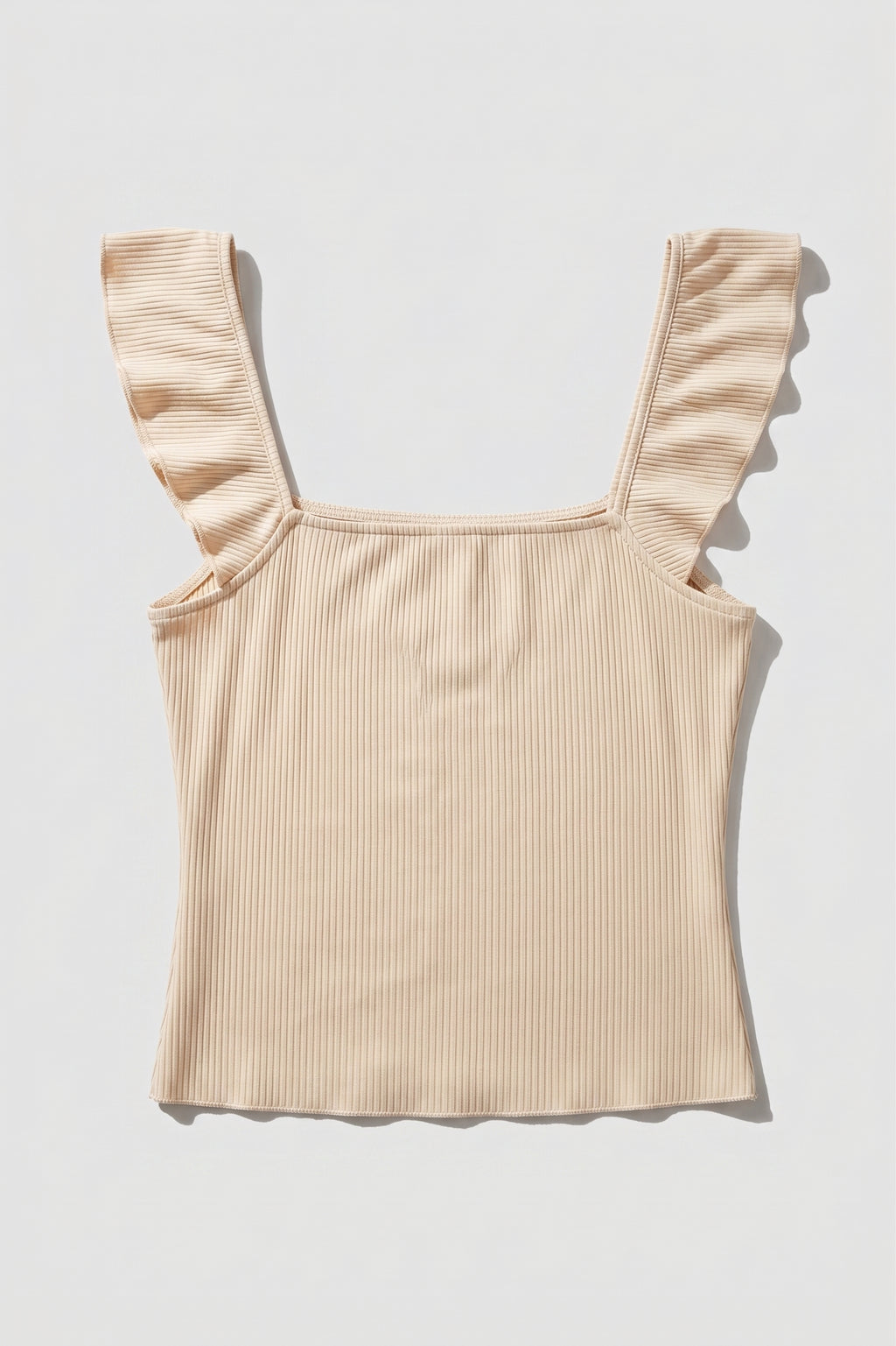 Ruffled Front-Tie Blouse