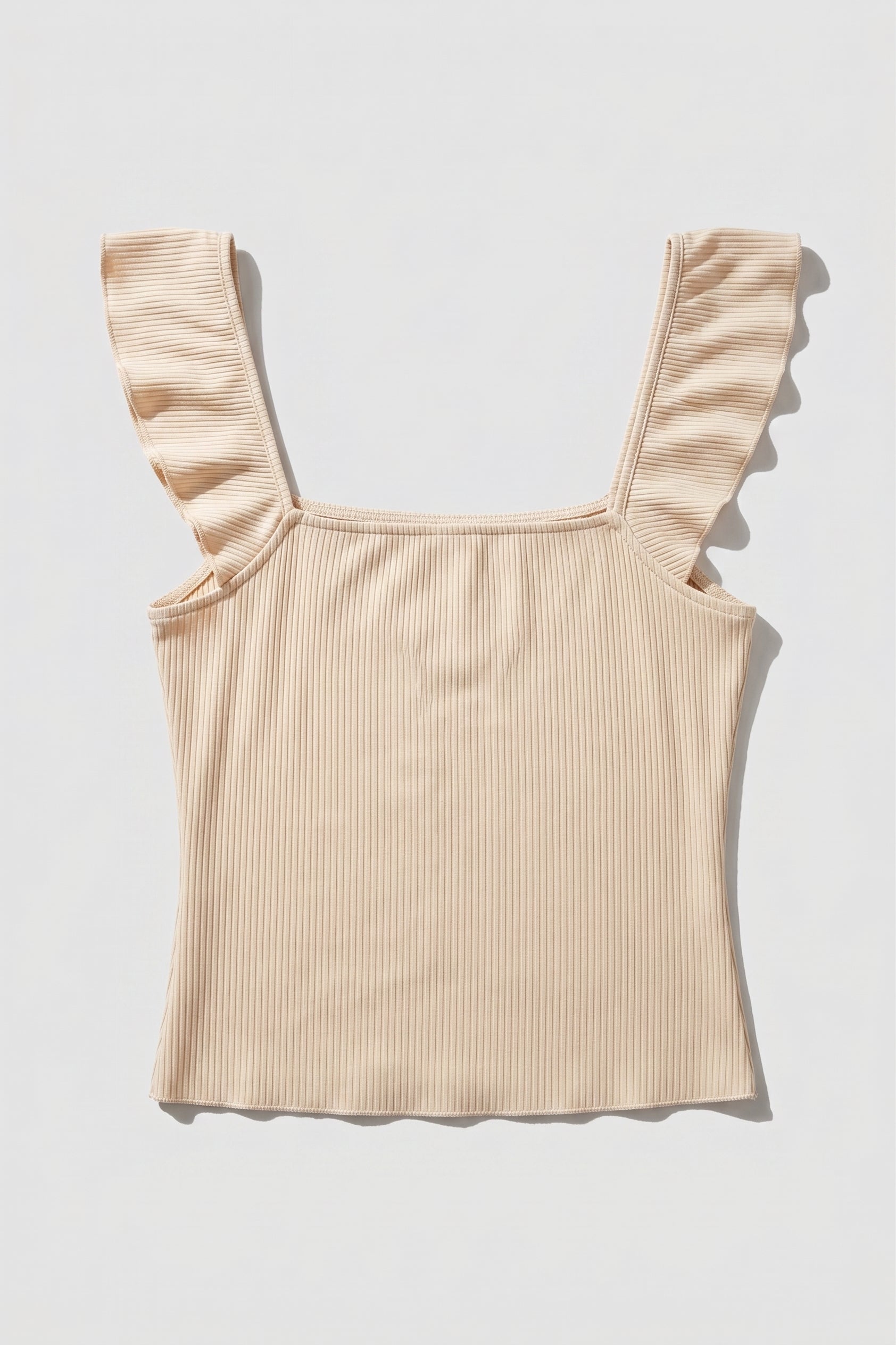 Ruffled Front-Tie Blouse