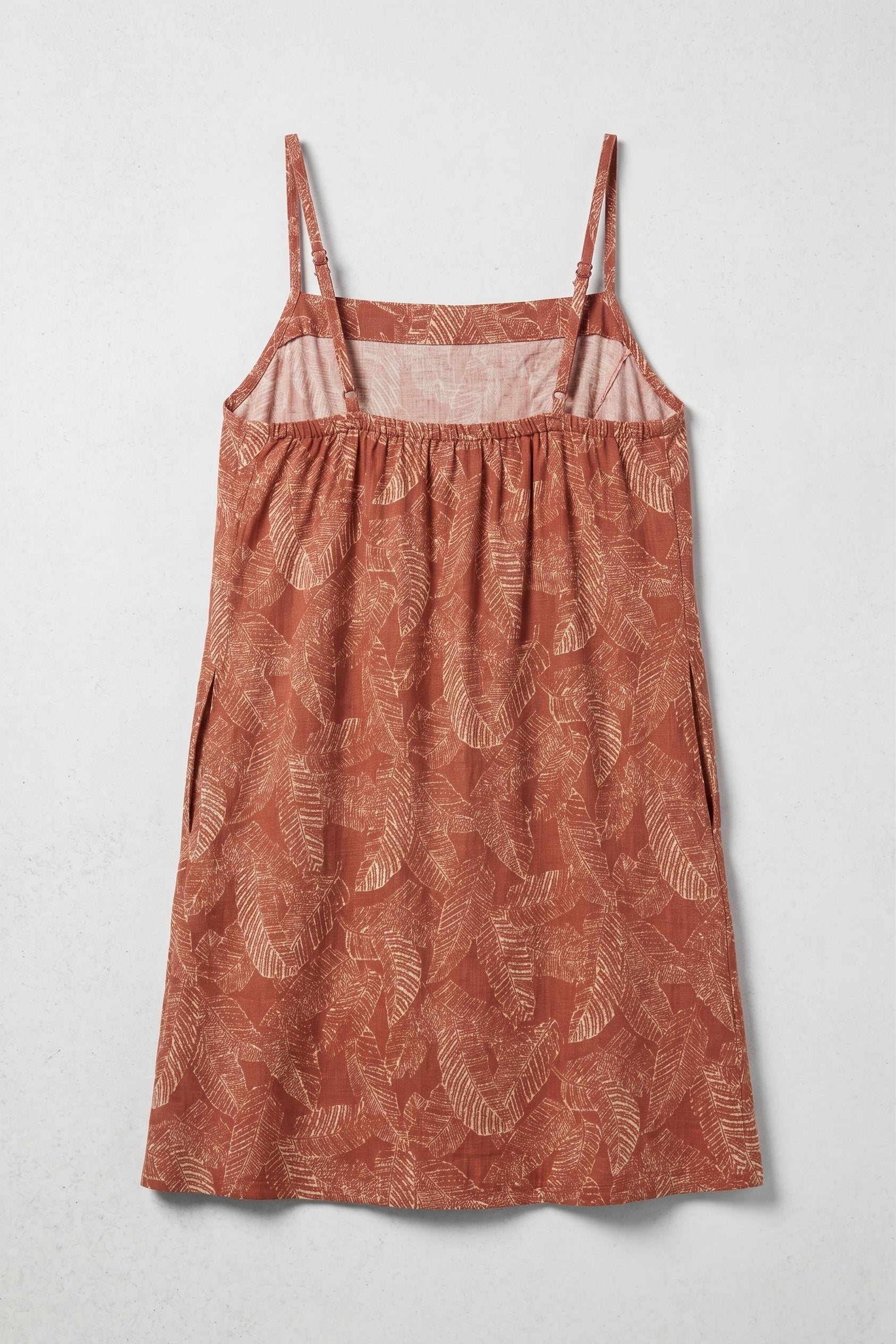 Tropical Linen Mini Dress